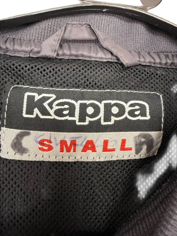 VINTAGE KAPPA MEN'S WINDBREAKER JACKET BLACK