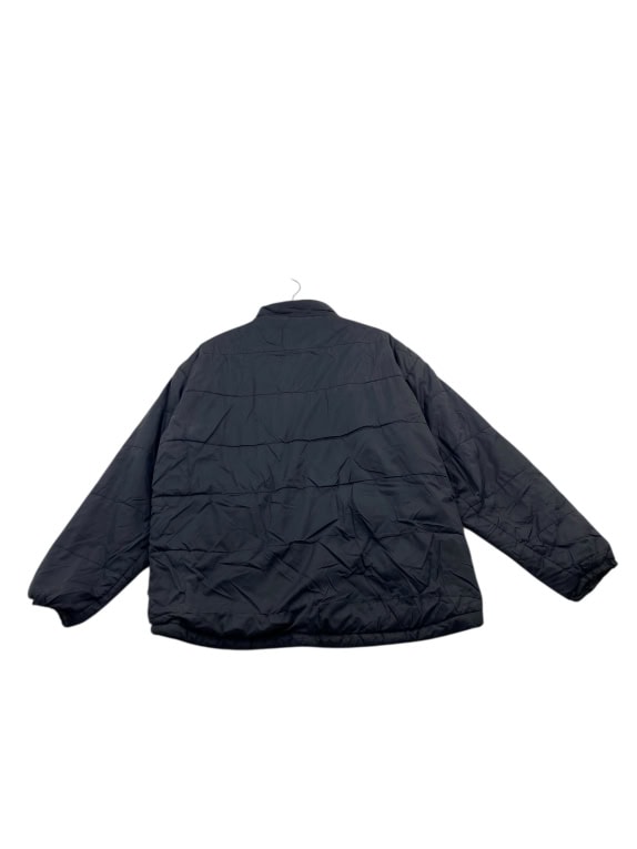 GIACCA PUFFER VINTAGE KAPPA CON FODERA IN PILE NERA DA UOMO L XL