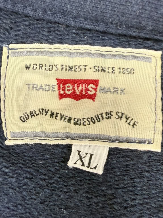 VINTAGE Classic Knit Levi's Navy Cardigan XL