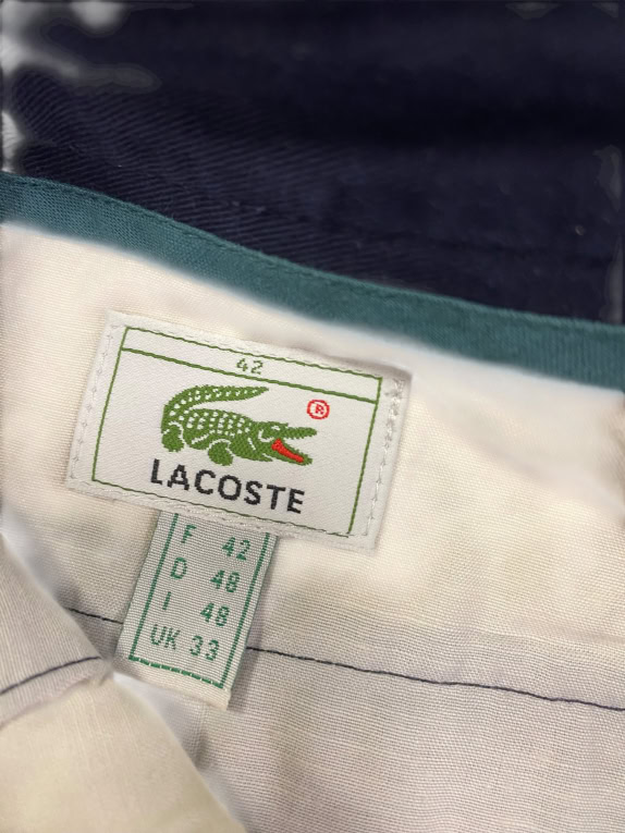 VINTAGE LACOSTE ΜΠΛΕ ΠΑΝΤΕΛΟΝΙ CHINO L