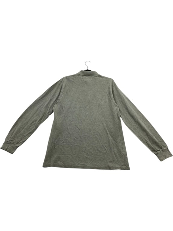 VINTAGE LACOSTE POLO ΜΑΚΡΥ ΜΑΝΙΚΙ ΓΚΡΙ ΑΝΔΡΙΚΟ M/L