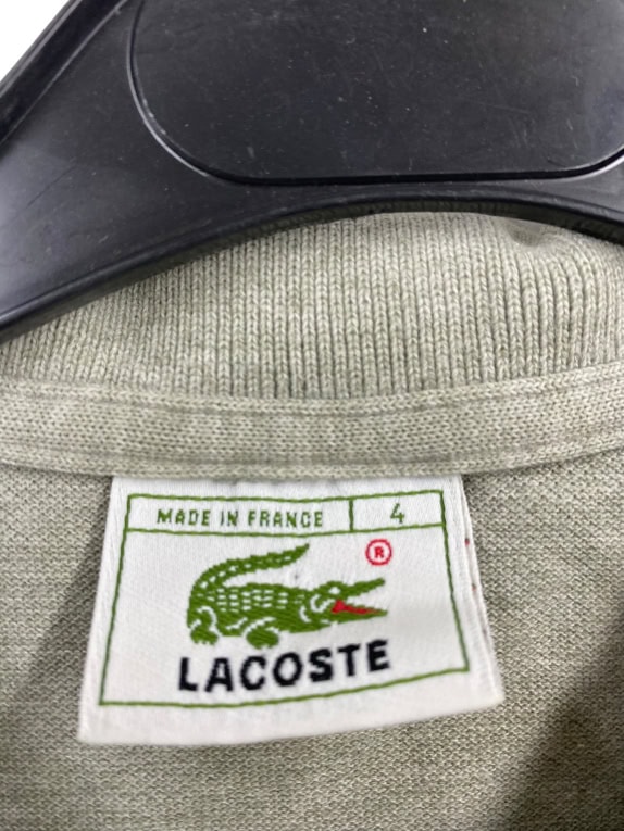 VINTAGE LACOSTE POLO ΜΑΚΡΥ ΜΑΝΙΚΙ ΓΚΡΙ ΑΝΔΡΙΚΟ M/L