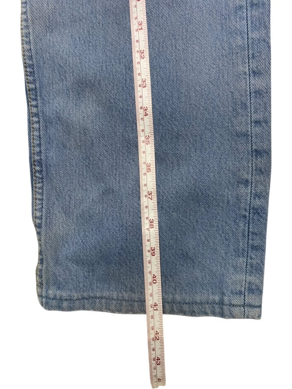VINTAGE LEVI\'S 501 JEANS BLU A GAMBA DRITTA L