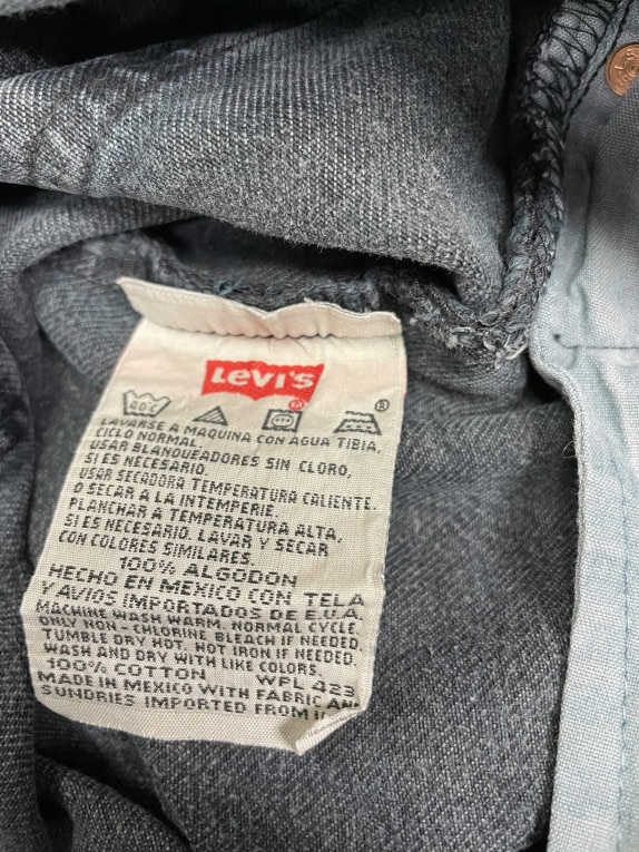 Jeans da uomo vintage Levi\'s 501 taglia S