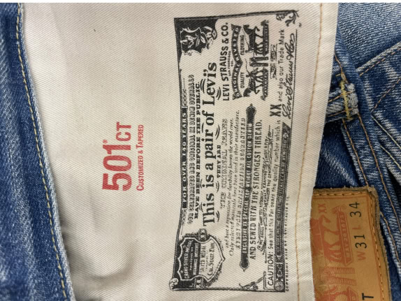 VINTAGE LEVI'S 511 SLIM FIT JEANS MEN'S M