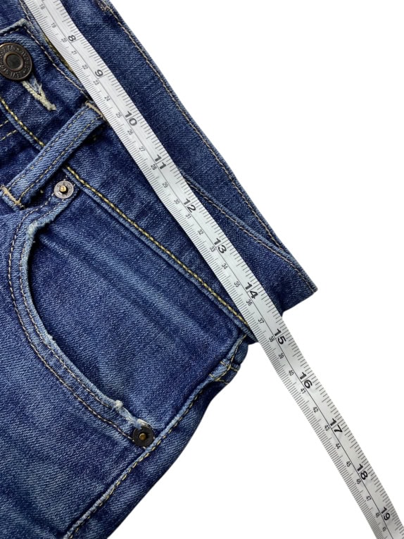 VINTAGE LEVI'S 511 ΤΖΙΝ ΠΑΝΤΕΛΟΝΙ ΜΕ ΕΛΑΦΡΙΑ ΦΘΟΡΑ ΜΠΛΕ ΑΝΔΡΙΚΟ W29 L32