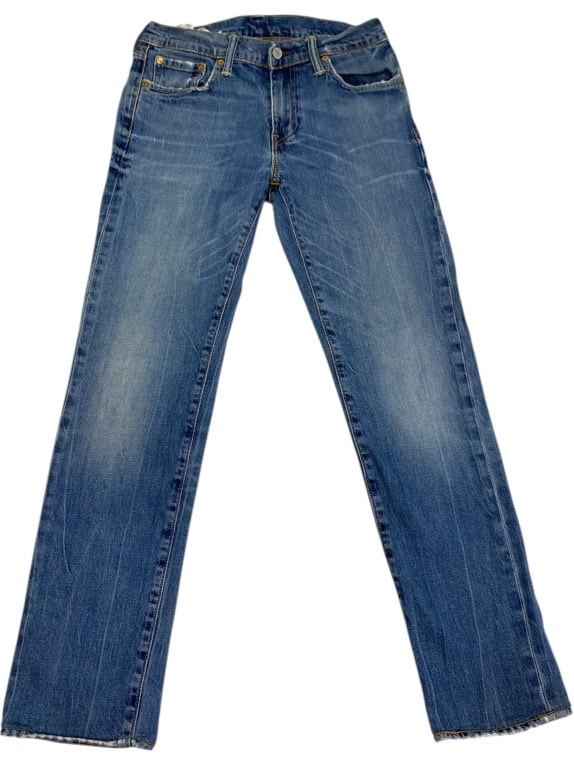 VINTAGE LEVI'S 511 ΤΖΙΝ ΠΑΝΤΕΛΟΝΙ ΣΤΕΝΗ ΓΡΑΜΜΗ ΜΠΛΕ ΑΝΔΡΙΚΟ W34