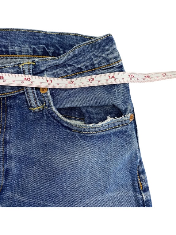 VINTAGE LEVI'S 511 ΤΖΙΝ ΠΑΝΤΕΛΟΝΙ ΣΤΕΝΗ ΓΡΑΜΜΗ ΜΠΛΕ ΑΝΔΡΙΚΟ W34