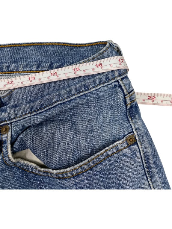 VINTAGE LEVI'S 527 LOW BOOT CUT BLUE JEANS L
