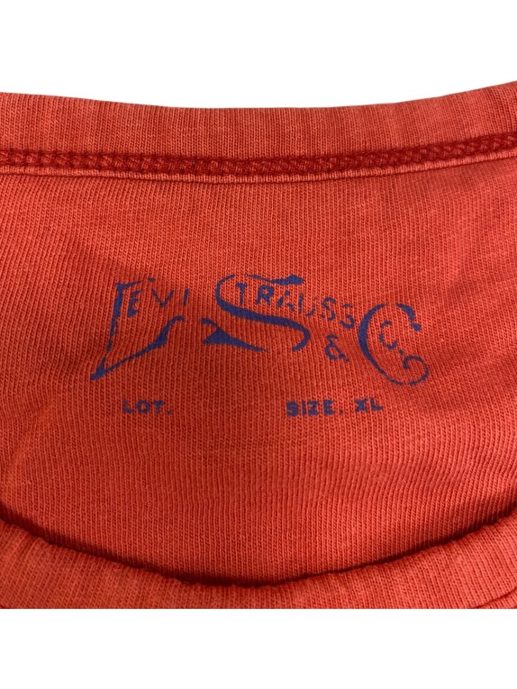 VINTAGE LEVI'S ΑΝΔΡΙΚΗ ΚΟΝΤΟΜΑΝΙΚΗ ΜΠΛΟΥΖΑ XL