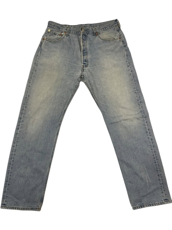 VINTAGE LEVI'S ΑΝΔΡΙΚΟ ΤΖΙΝ ΠΑΝΤΕΛΟΝ 501 L - ΑΝΟΙΧΤΟ ΜΠΛΕ FADED