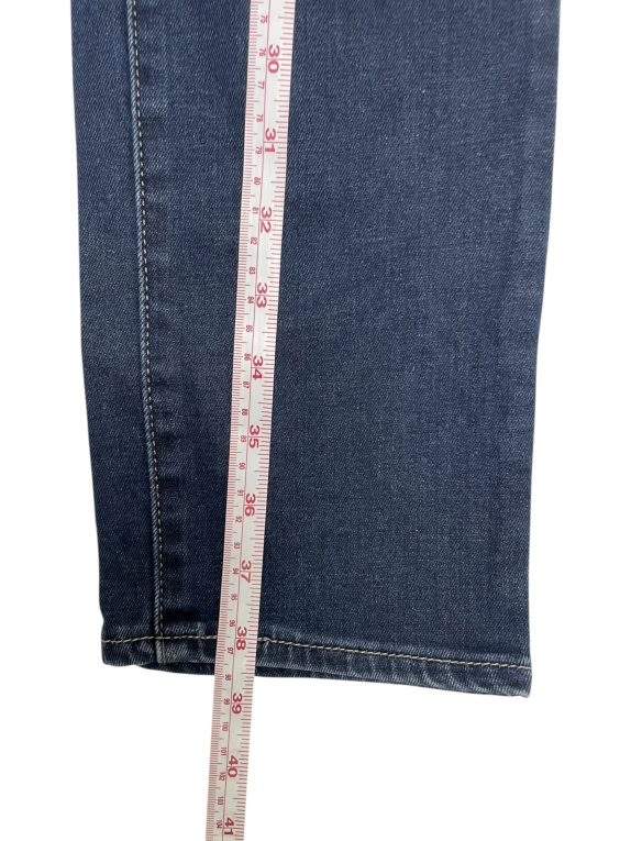 JEANS DA DONNA VINTAGE LEVI\'S DEMI CURVE SLIM FIT IN BLU SCURO M