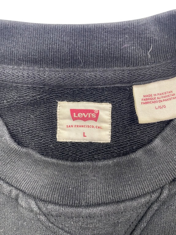 VINTAGE LEVI'S ΦΟΥΤΕΡ ΜΕ ΜΙΚΡΟ ΛΟΓΟΤΥΠΟ ΜΑΥΡΟ ΑΝΔΡΙΚΟ L