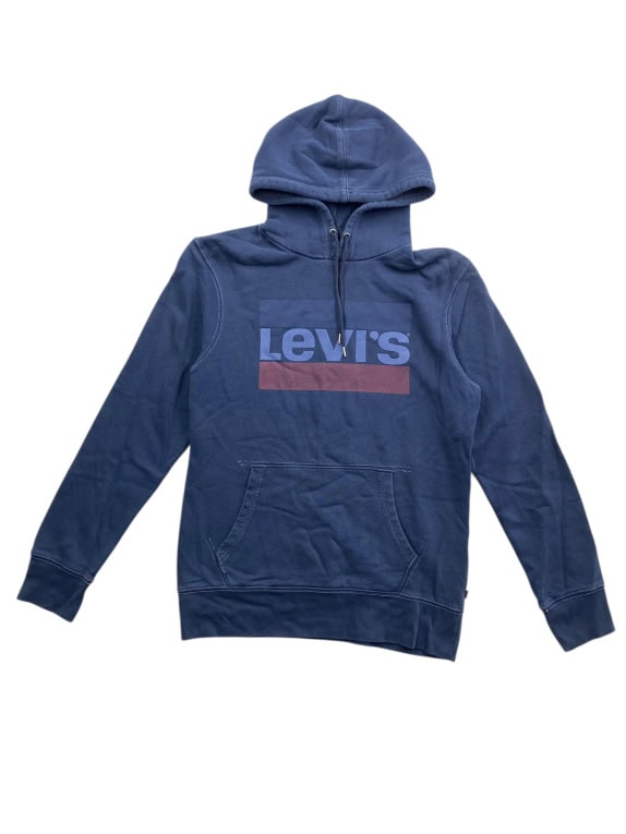 VINTAGE LEVI'S HOODIE ΜΕ ΛΟΓΟΤΥΠΟ ΜΠΛΕ ΑΝΔΡΙΚΟ M