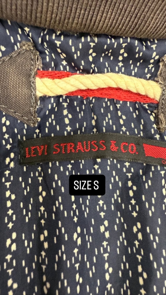 VINTAGE Levi's Μπουφάν Biker/Racer Canvas S