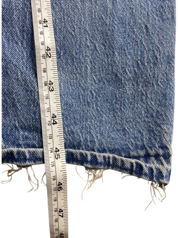 VINTAGE LEVIS DENIM JEANS DISTRESSED BLUE MEN 33
