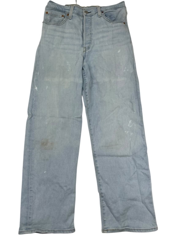 VINTAGE LEVI'S ΤΖΙΝ ΠΑΝΤΕΛΟΝΙ RIBCASE STRAIGHT ANKLE ΓΥΝΑΙΚΕΙΟ L