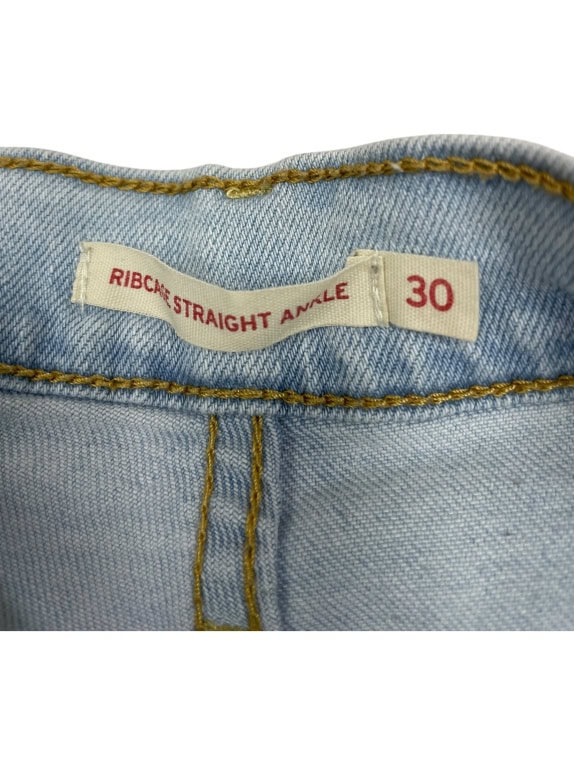 VINTAGE LEVI'S ΤΖΙΝ ΠΑΝΤΕΛΟΝΙ RIBCASE STRAIGHT ANKLE ΓΥΝΑΙΚΕΙΟ L