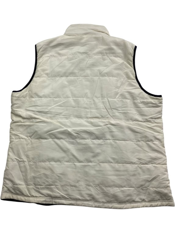 Gilet imbottito da uomo Vintage Lincoln Outfitters resistente alle macchie color crema 3XL