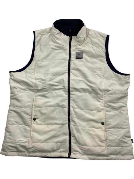 VINTAGE LINCOLN OUTFITTERS ΑΜΑΝΙΚΟ PUFFER ΜΠΟΥΦΑΝ STAIN RESISTANT ΚΡΕΜ ΑΝΔΡΙΚΟ 3XL