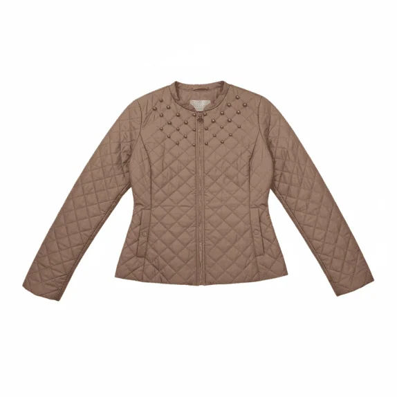 VINTAGE LIU JO WOMEN'S QUILTED JACKET PINK S
