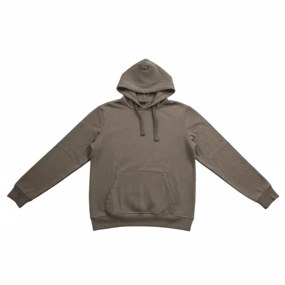 FELPA CON CAPPUCCIO VINTAGE LIVERGY MARRONE DA UOMO L