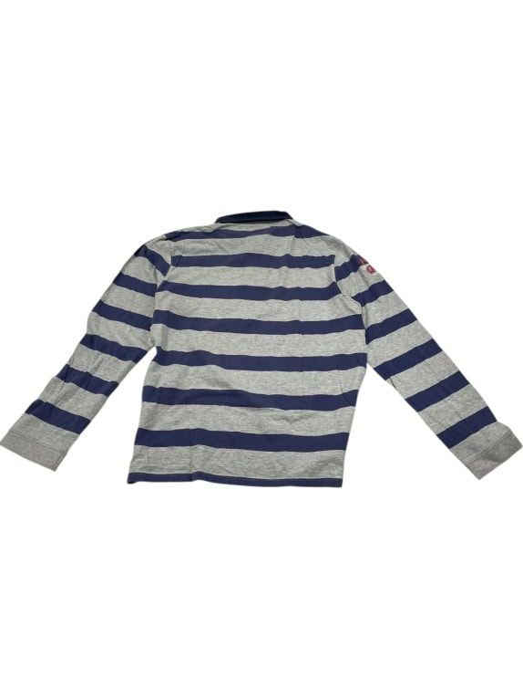 VINTAGE LONSDALE ΜΑΚΡΥΜΑΝΙΚΗ ΡΙΓΕ ΠΟΛΟ ΜΠΛΟΥΖΑ ΑΝΔΡΙΚΗ XXL