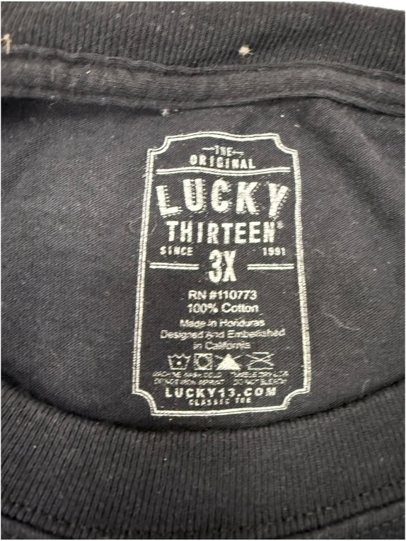 VINTAGE LUCKY 13 BARBERIA LOS MUERTOS SKULL