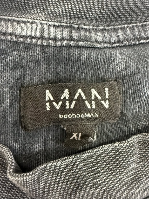VINTAGE MAN BOOHOOMAN T-SHIRT ΜΕ ΣΧΕΔΙΟ ΣΚΕΛΕΤΟΥ