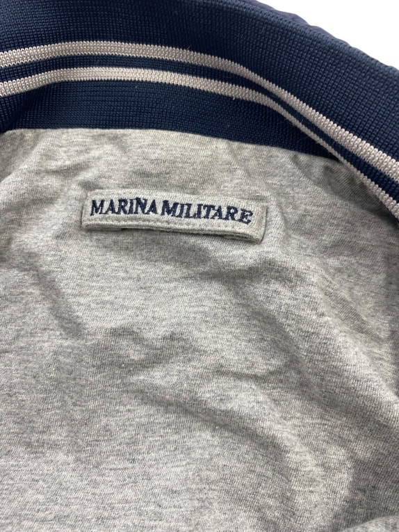 VINTAGE MARINA MILITARE ΜΠΟΥΦΑΝ BOMBER ΜΠΛΕ ΑΝΔΡΙΚΟ XS-S