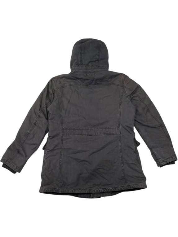 VINTAGE MARLBORO CLASSICS GIACCA GRIGIA CON CAPPUCCIO L