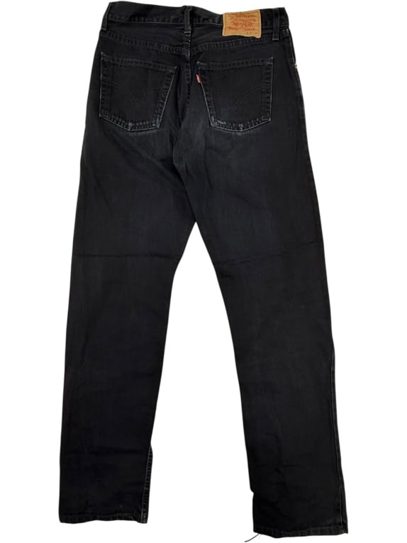 VINTAGE Μαύρο Τζιν Παντελόνι Levi's Regular Fit - Μέγεθος M