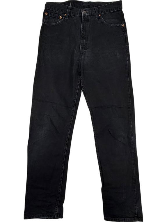 VINTAGE Μαύρο Τζιν Παντελόνι Levi's Regular Fit - Μέγεθος M