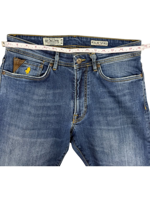 VINTAGE MCS RUGGED & REFINED JEANS UOMO BLU M