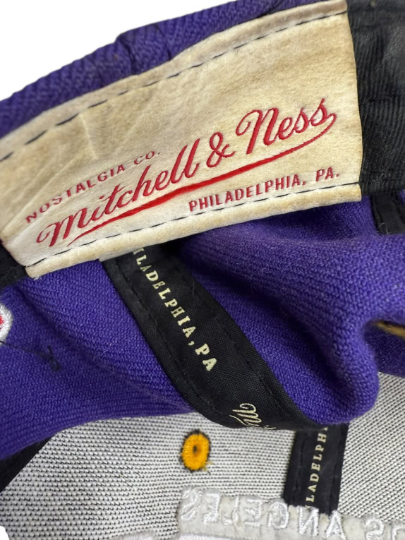 VINTAGE MITCHELL & NESS NBA LAKERS ΚΑΠΕΛΟ SNAPBACK PURPLE YELLOW