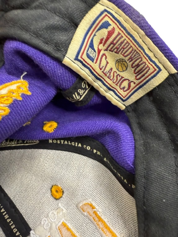 VINTAGE MITCHELL & NESS NBA LAKERS ΚΑΠΕΛΟ SNAPBACK PURPLE YELLOW