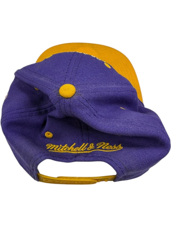 VINTAGE MITCHELL & NESS NBA LAKERS ΚΑΠΕΛΟ SNAPBACK PURPLE YELLOW