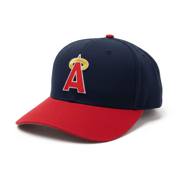 VINTAGE MLB ANAHEIM ANGELS BASEBALL CAP - ΜΠΛΕ/ΚΟΚΚΙΝΟ