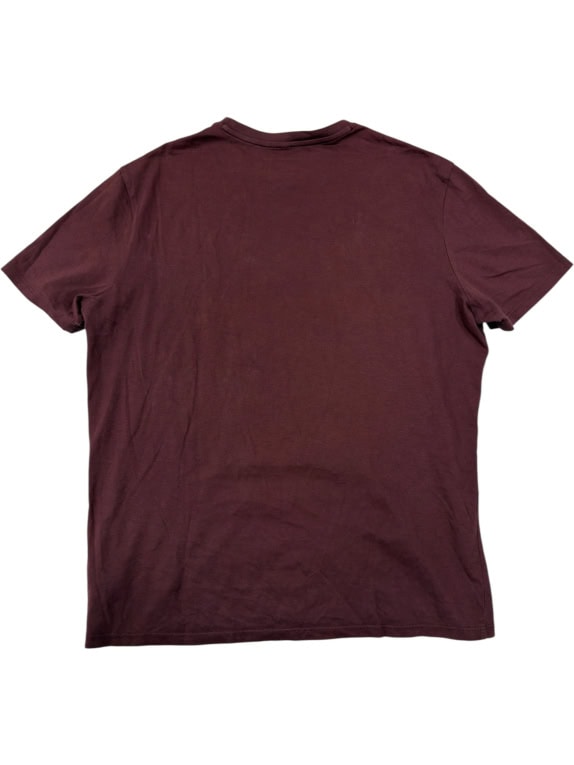 VINTAGE T-SHIRT ARMANI JEANS BARD CODE BORDEAUX