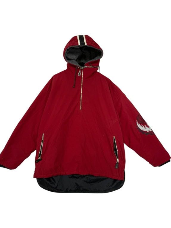GIACCA ANORAK VINTAGE FIRE AND ICE CON CAPPUCCIO