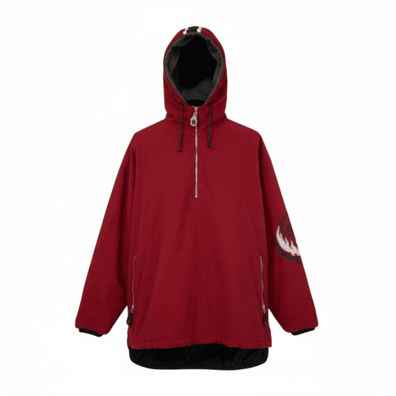 VINTAGE ΜΠΟΥΦΑΝ ANORAK FIRE AND ICE ΜΕ ΚΟΥΚΟΥΛΑ