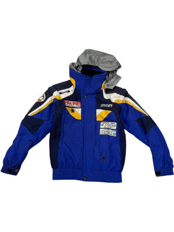 VINTAGE ΜΠΟΥΦΑΝ SKI WEAR SPYDER/PIKLA ΜΠΛΕ XS/S