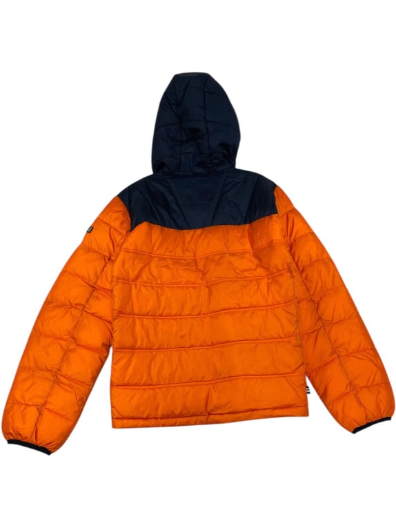 VINTAGE NAUTICA PUFFER ΜΠΟΥΦΑΝ ΜΕ ΚΟΥΚΟΥΛΑ ΠΟΡΤΟΚΑΛΙ ΜΠΛΕ ΑΝΔΡΙΚΟ M