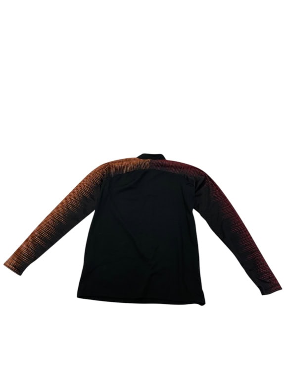 VINTAGE NIKE GALATASARAY DRILL TOP CON ZIP NERO ARANCIONE UOMO L