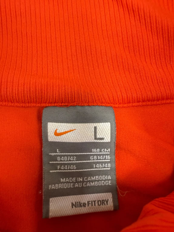 VINTAGE NIKE ΓΥΝΑΙΚΕΙΟ TRACK JACKET ΠΟΡΤΟΚΑΛΙ
