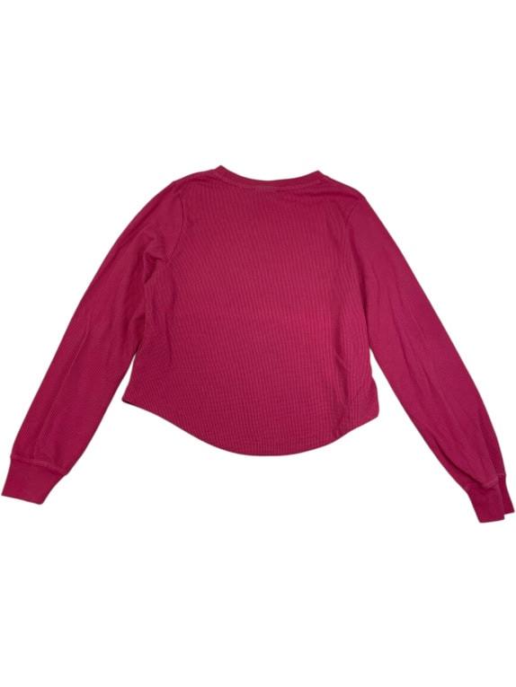 VINTAGE NIKE MAGLIA A MANICHE LUNGHE CON LOGO FUCSIA DA DONNA M