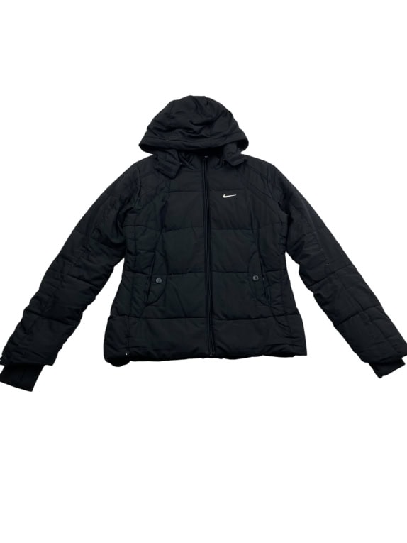 VINTAGE NIKE PUFFER ΜΠΟΥΦΑΝ ΜΕ ΚΟΥΚΟΥΛΑ ΜΑΥΡΟ ΓΥΝΑΙΚΕΙΟ S