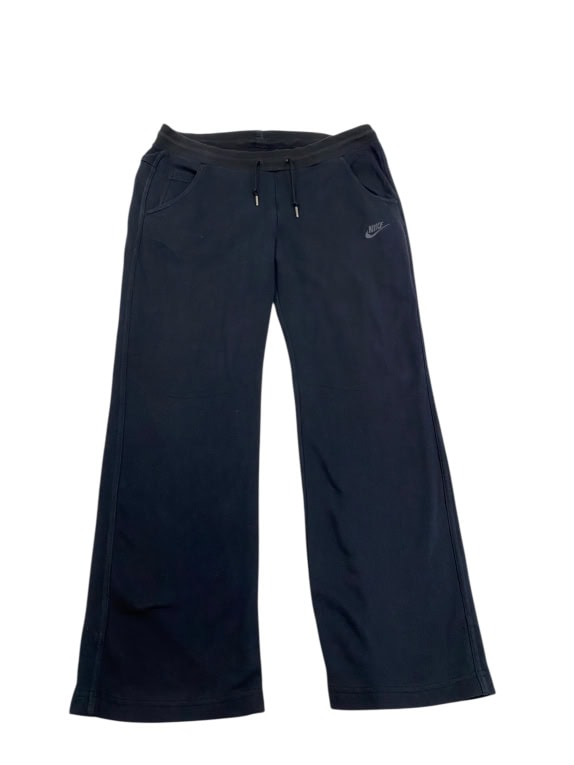 VINTAGE NIKE SPORTSWEAR FLARED TRACK PANTS BLACK WOMEN'S L