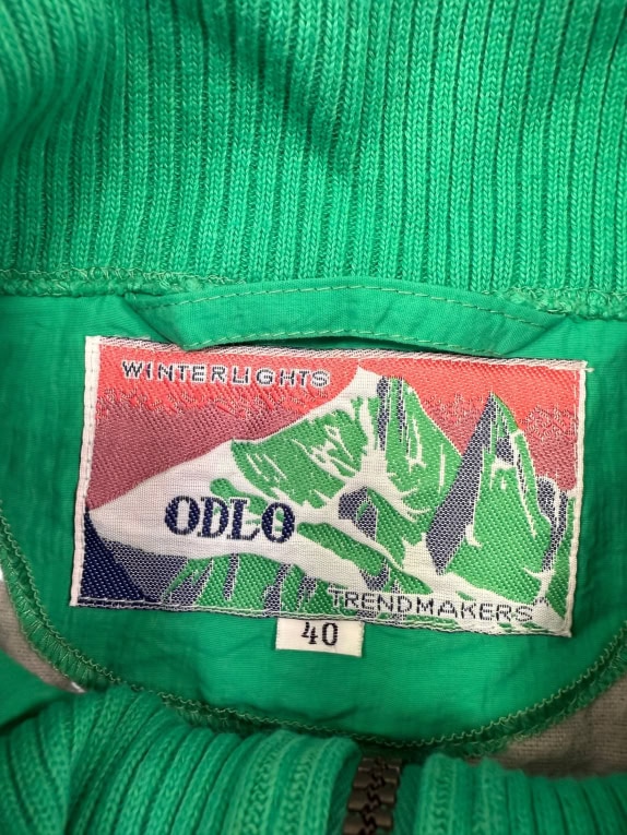 VINTAGE ODLO GREEN VEST/SLEEVELESS JACKET L/XL