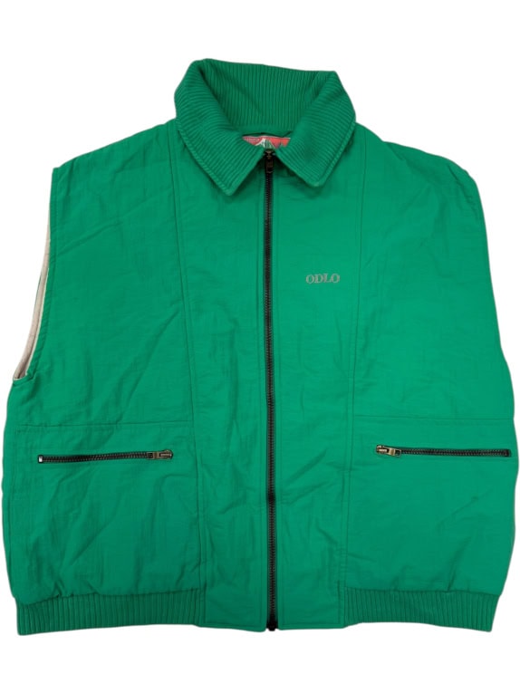 VINTAGE ODLO GREEN VEST/SLEEVELESS JACKET L/XL